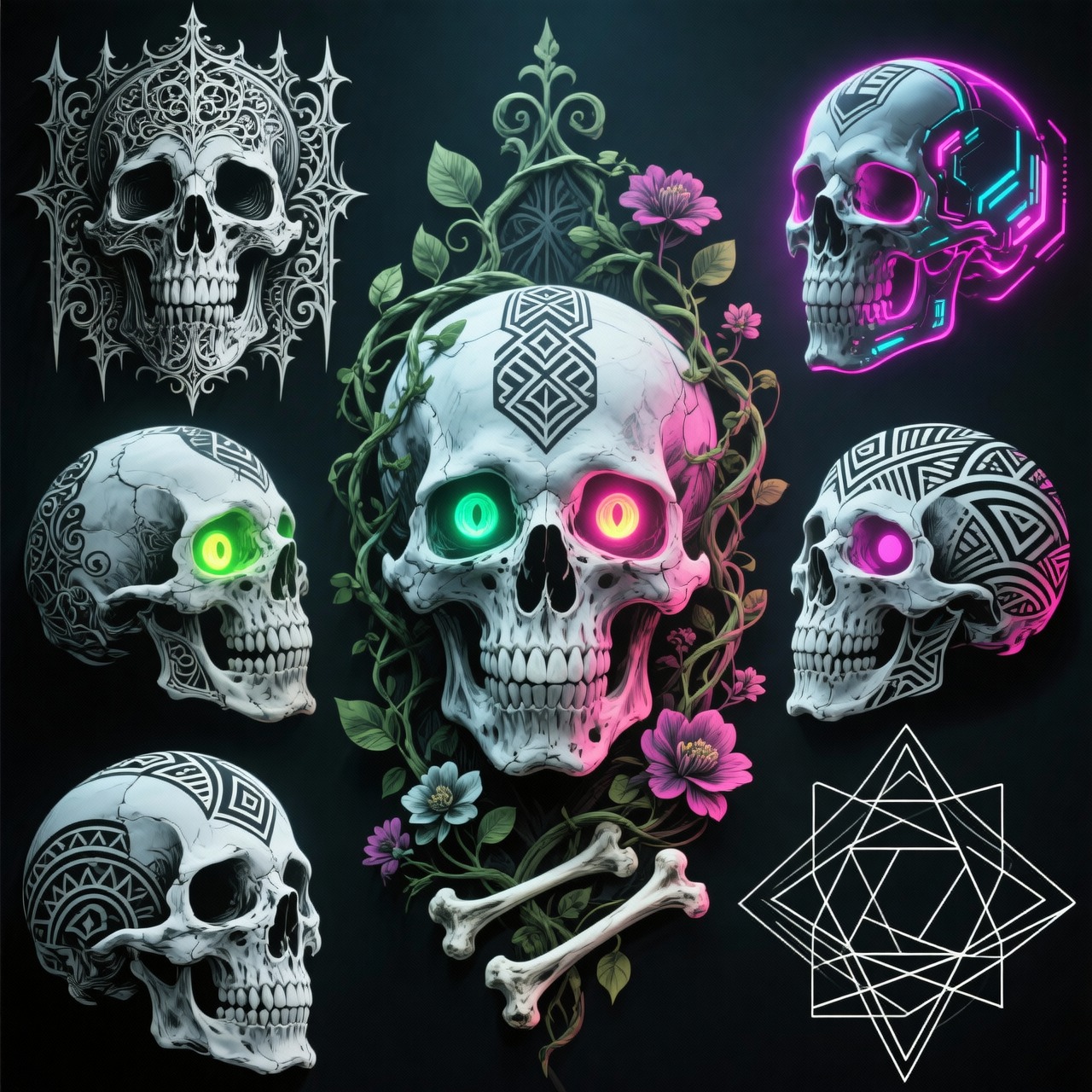 Skull artwork 7